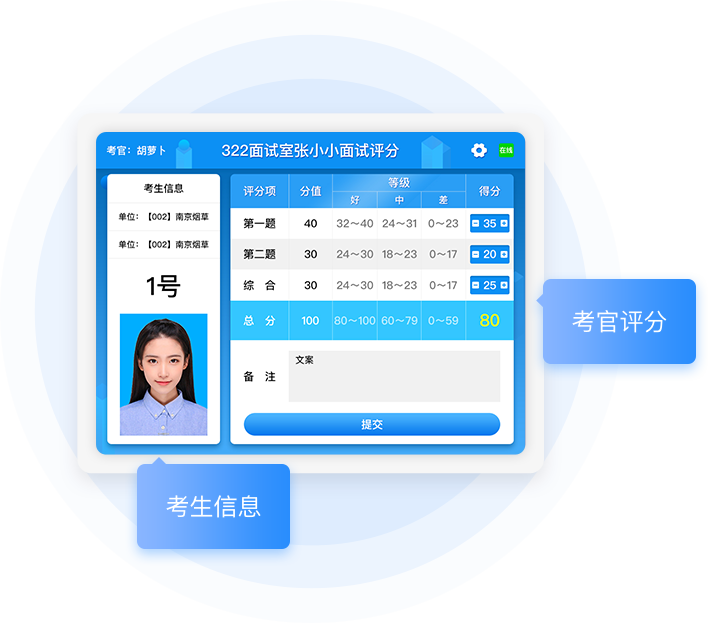 考官评分系统