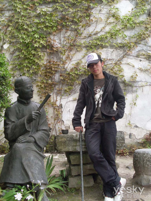 Photoshop把人物照片转为金属雕像